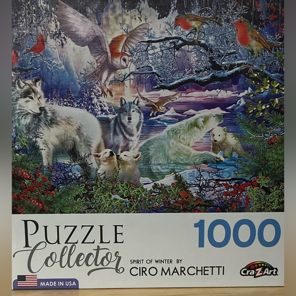 New in box- Puzzle Collector “Spirit of Winter” by Ciro Marchetti, 1000 pieces